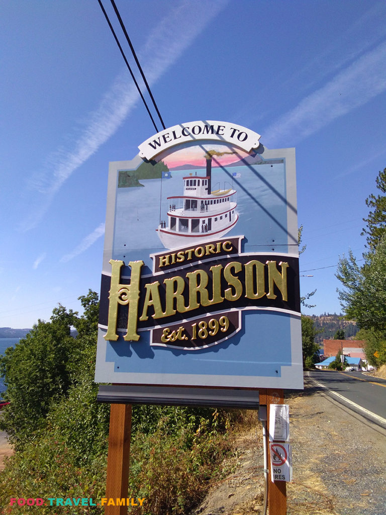 Harrison, Idaho sign post