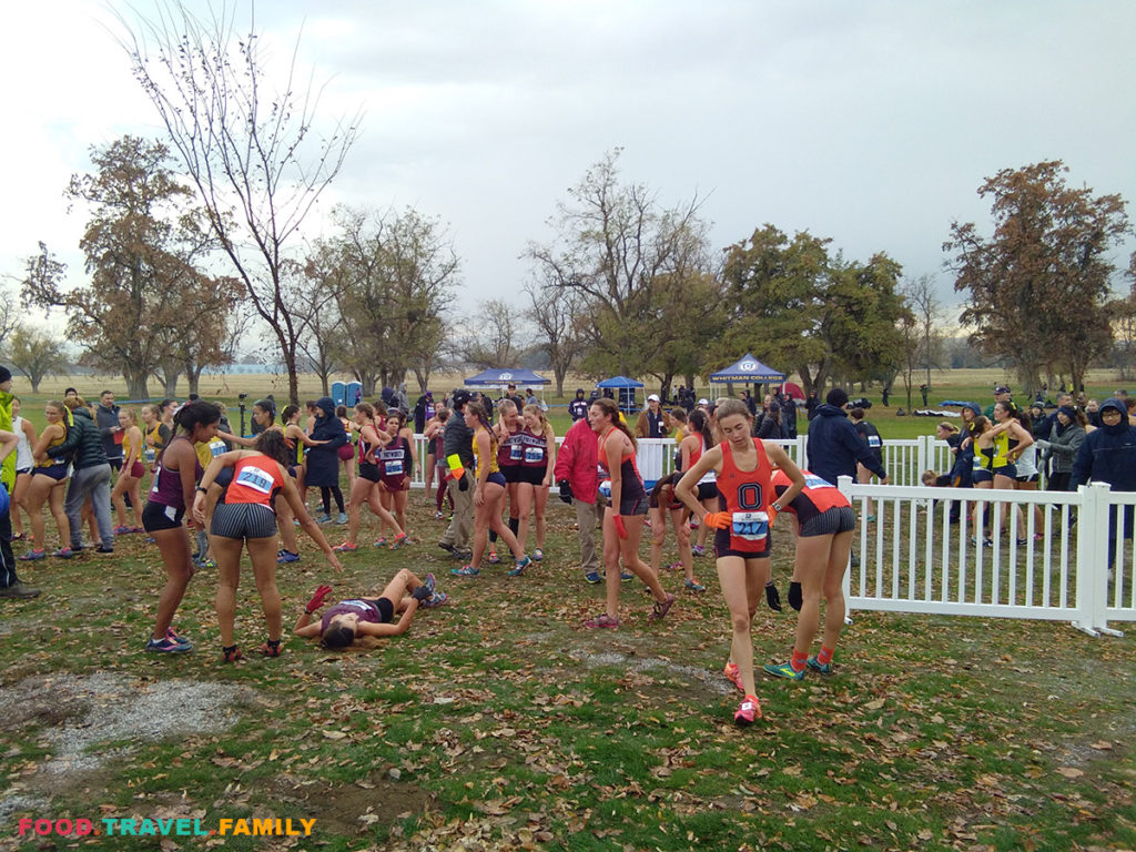 NCAA Cross Country women's after the race