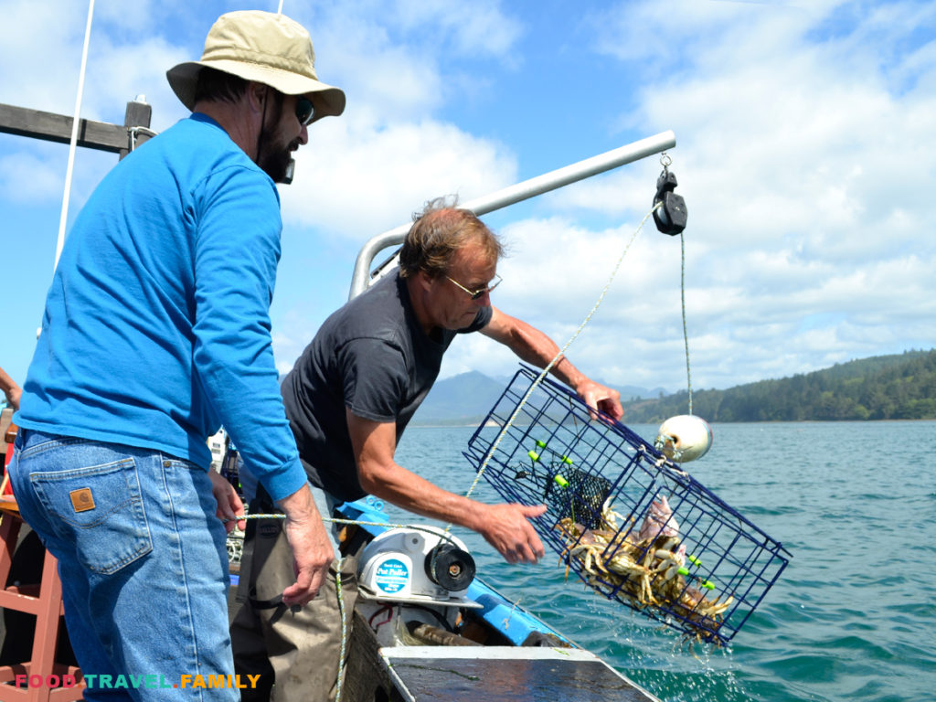 Crabbing at Garibaldi Bay
