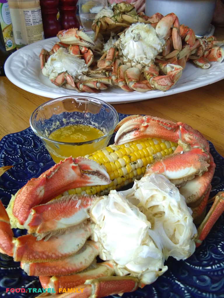 Delicious Dungeness Crab with Sweet Corn