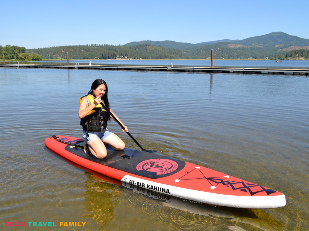 Paddle Boarding at Hauser Lake