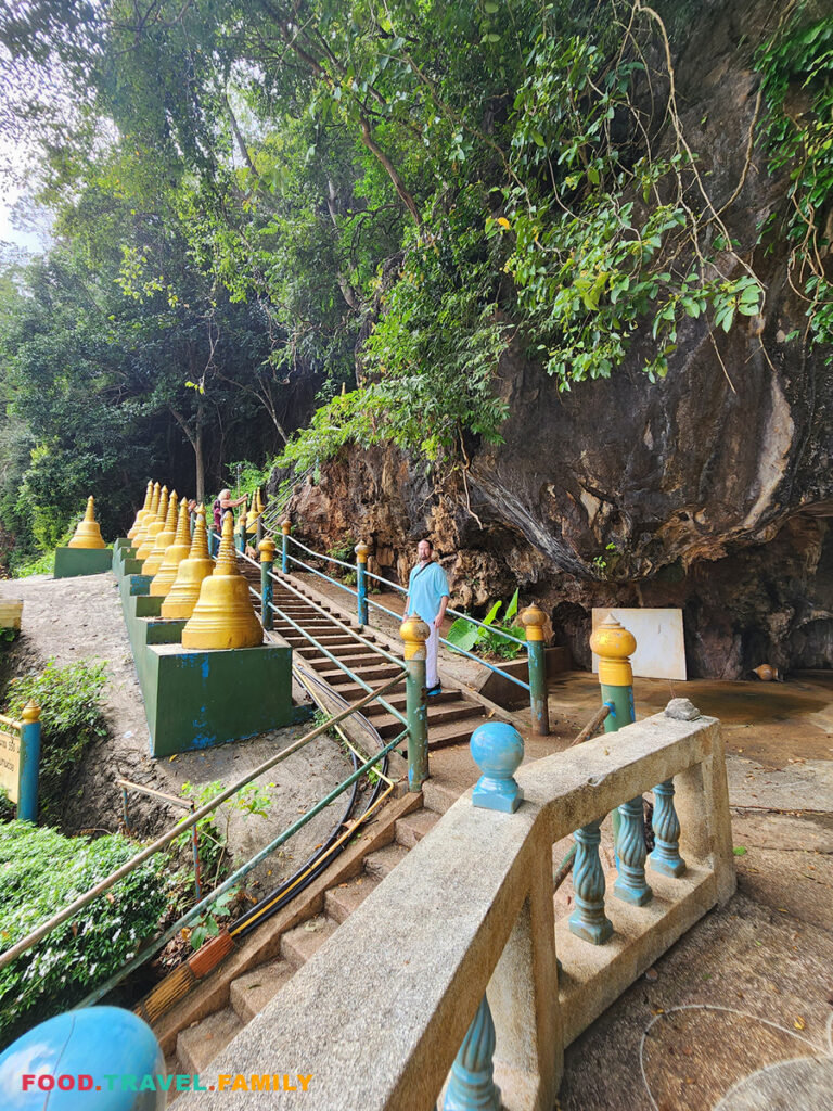 Lower ground steps to Tiger Cave Temple
